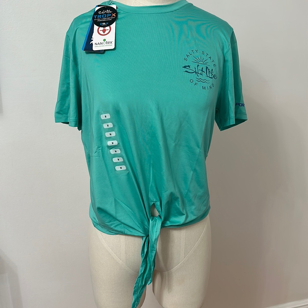 Salt life green top